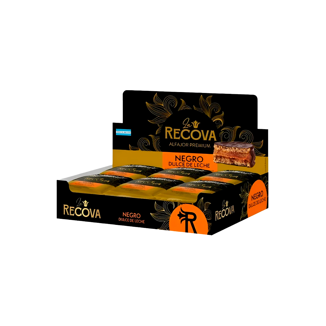 ANG002 Alfajor Negro La Recova X12 Unidades - Image 1