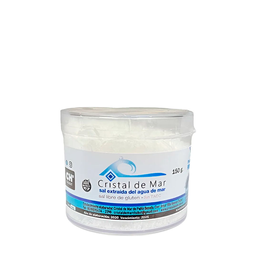 CSM003 Cristales Sal Marina X 150Gr Cristal De Mar Sin Gluten - Image 1