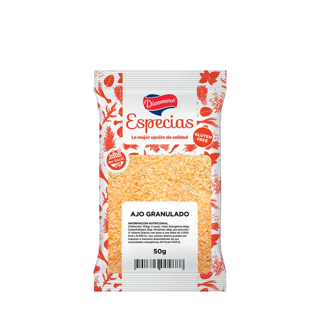 DIC018 Ajo Granulado Sin Tacc Sobres Dicomere X 50 Gr - Image 1