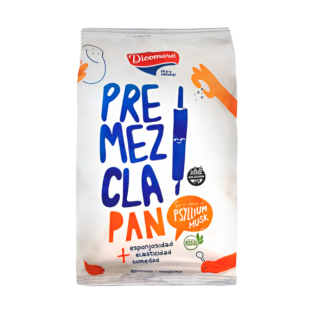 DIC034 Premezcla Para Pan Sin Tacc C/Psyillum Husk Dicomere 450G - Image 1