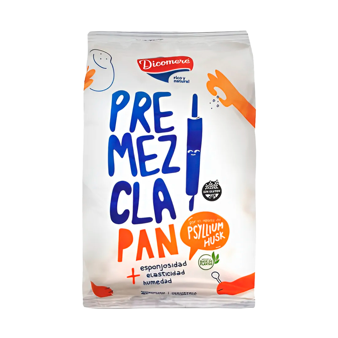 DIC036 Premezcla Universal Sin Tacc C/Psyillum Husk Dicomere 450G - Image 1