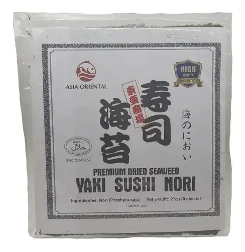 D_602112-MLA48396981604_112021-F Algas Yaki Nori X 10 Laminas - Image 1