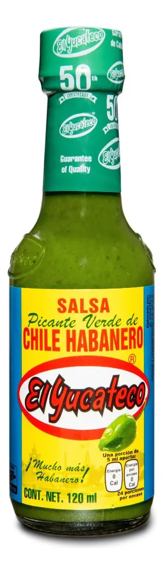 D_645638-MLU74110504650_012024-F Salsa Habanera Verde El Yucateco X 120Ml - Image 1