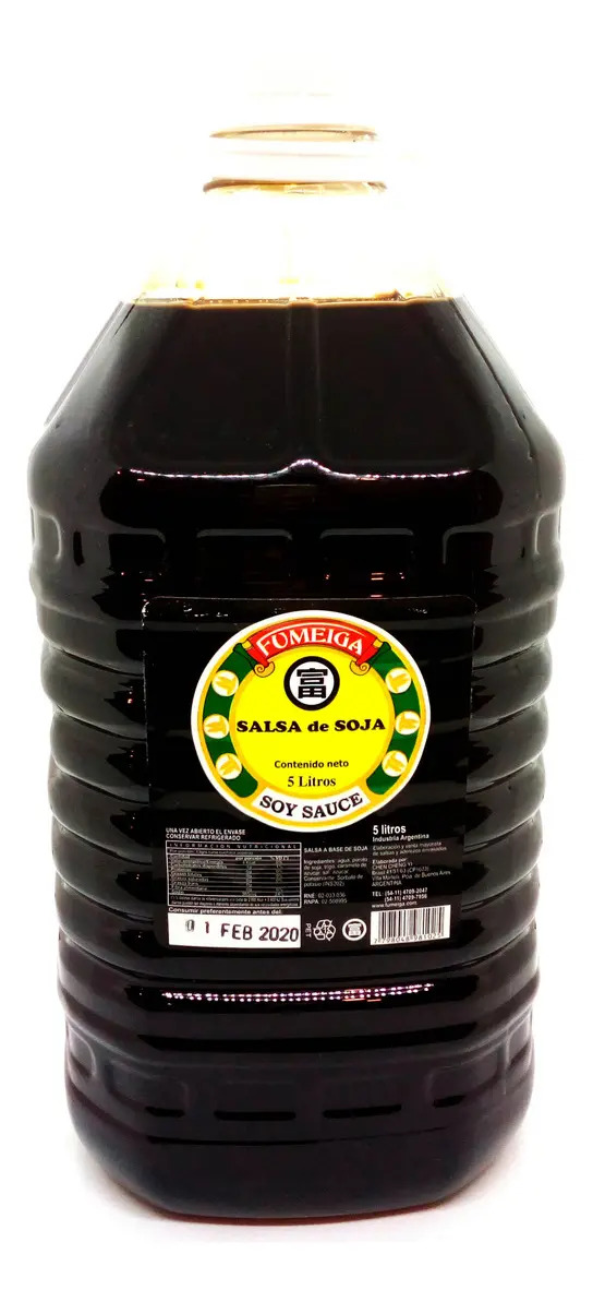 D_800026-MLU75926835076_042024-F Salsa De Soja Soy Sauce Fumeiga X 5L - Image 1