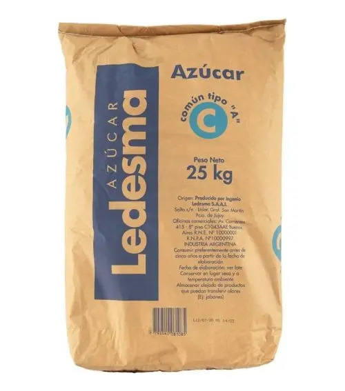 D_965319-MLU73747058008_012024-F Azucar Ledesma X25 Kg Sin Gluten - Image 1