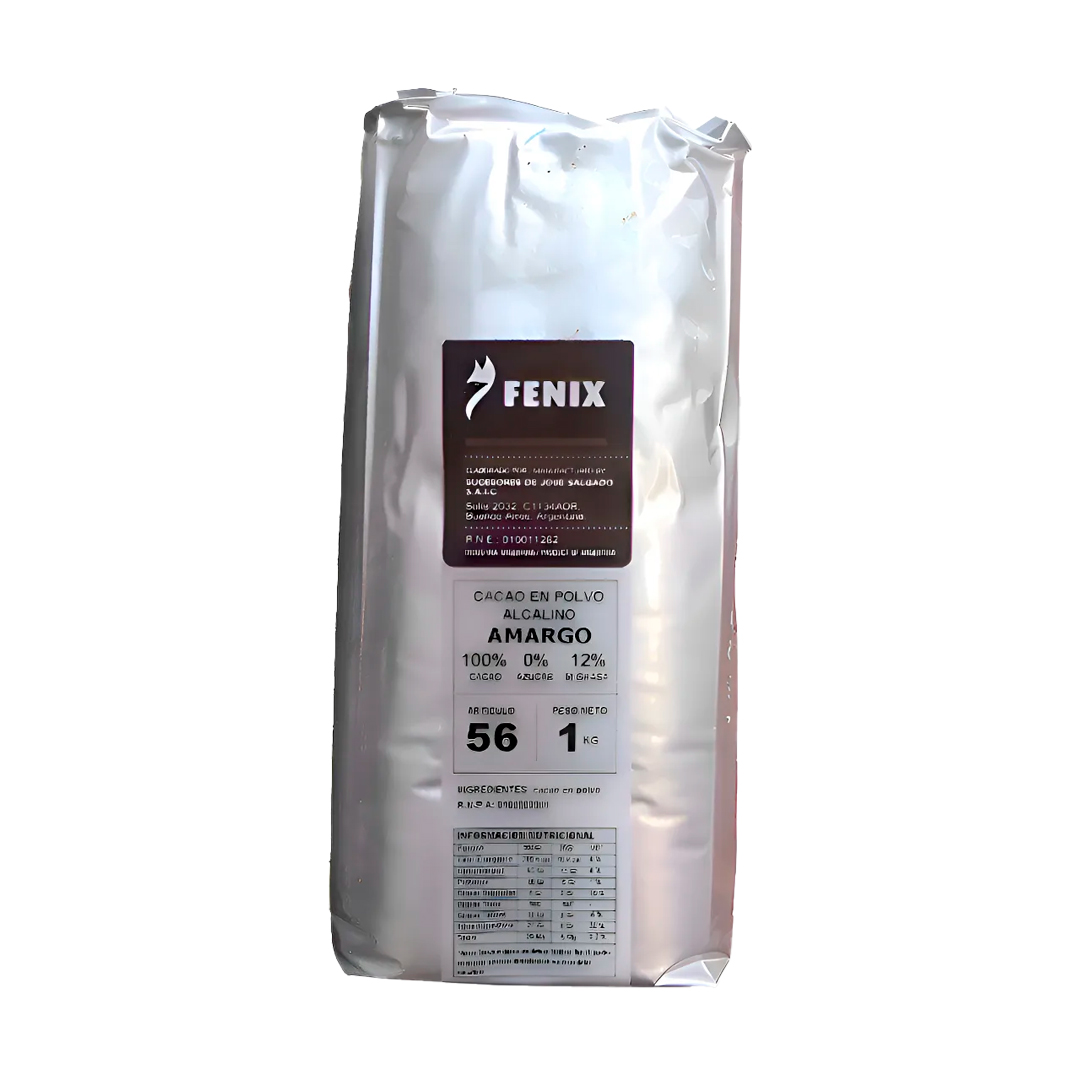 FEX007 Cacao En Polvo Amargo Alcalino Fenix X 1 Kg - Image 1