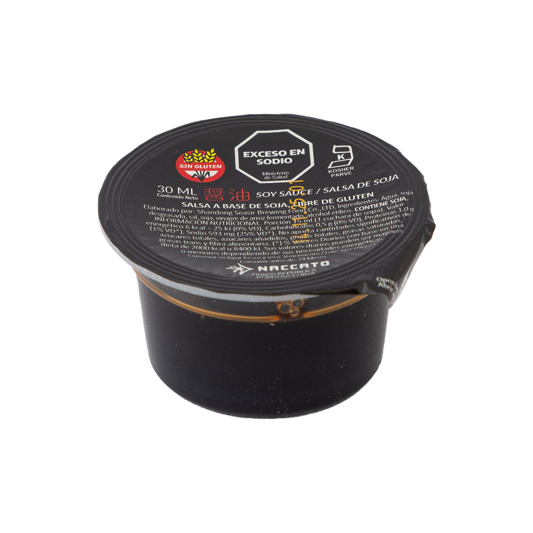 IMP077-SALSA-SOJA-NACCATO-SIN-GLUTEN-KOSHER-30ML-160UND-A Salsa De Soja Naccato Sin Gluten Kosher 30Ml/160Und - Image 1