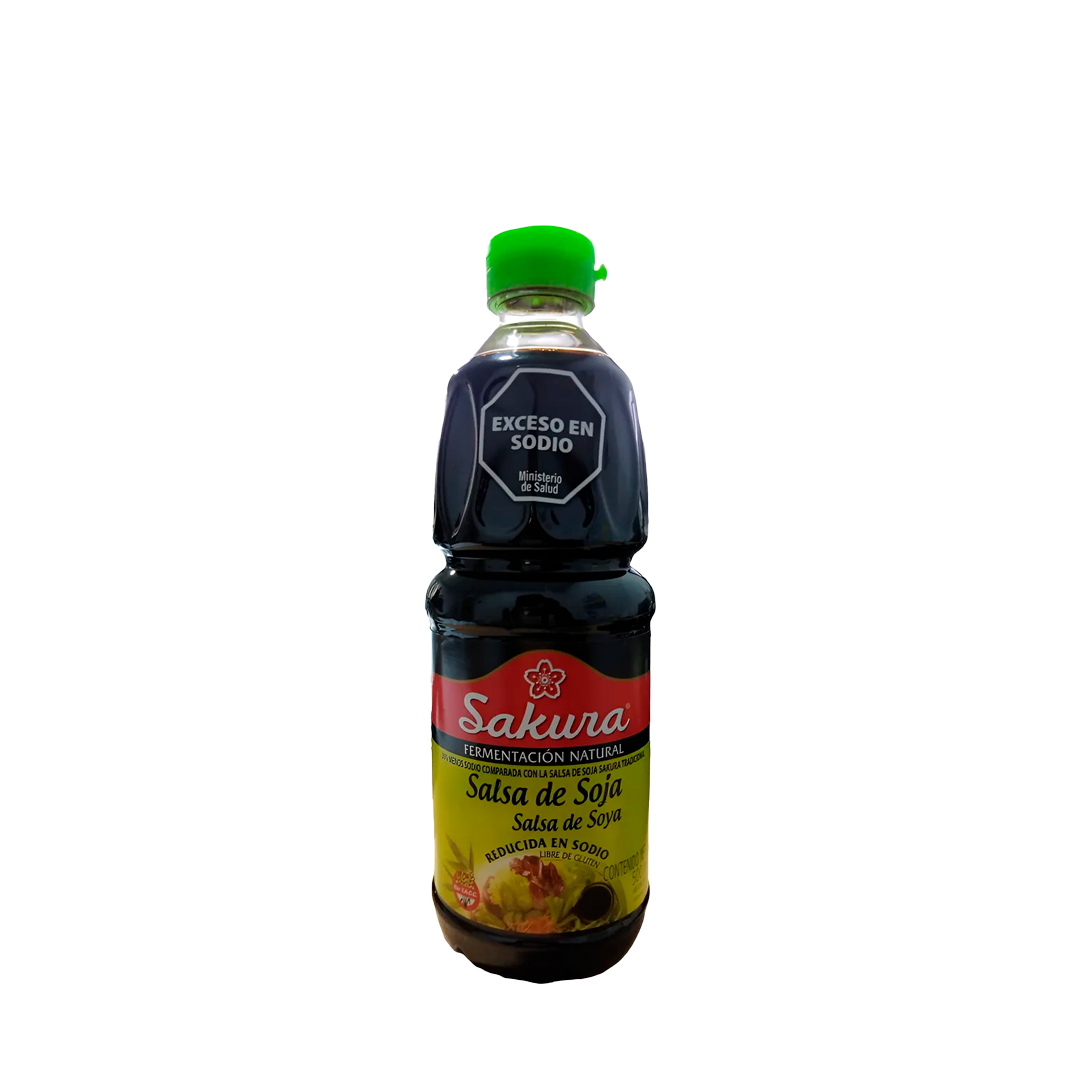 SAK009 Salsa Soja Sg Sakura Bajo En Sodio 500Ml - Image 1