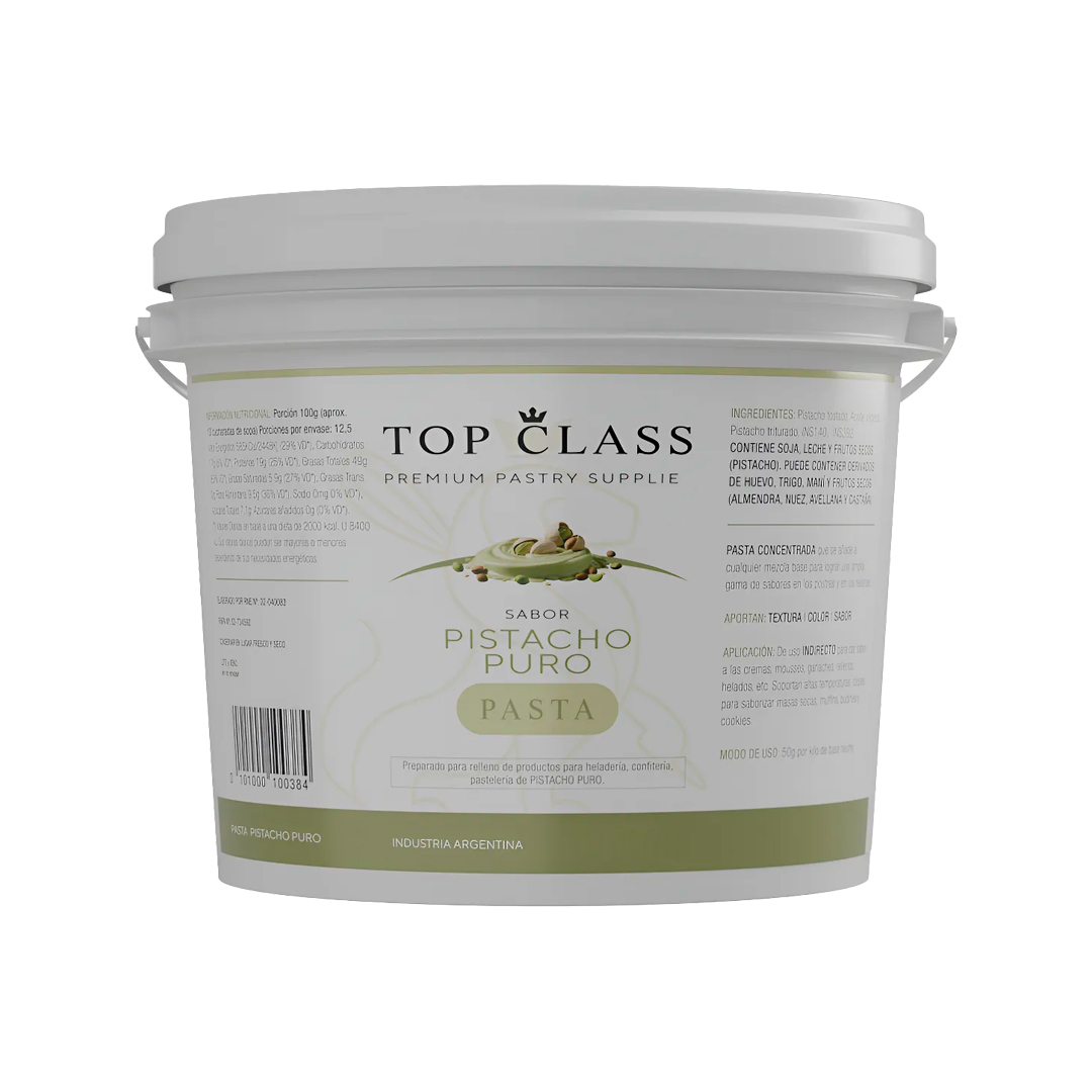TOP003 Pasta De Pistacho Top Class X 4Kg Sin Gluten - Image 1