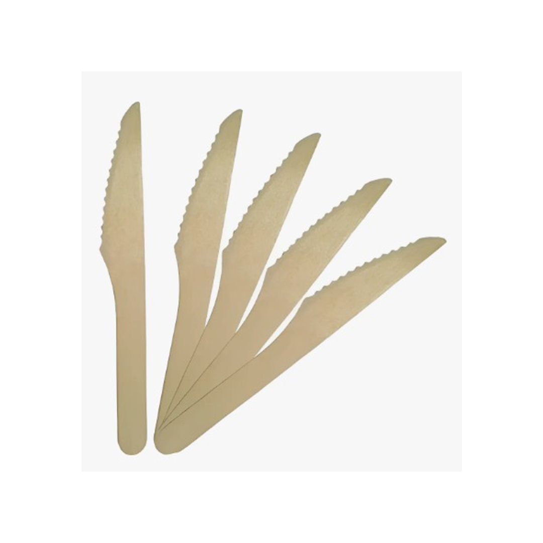 POS007 Cuchillo De Bambu 16Cm X 100Uds - Image 1