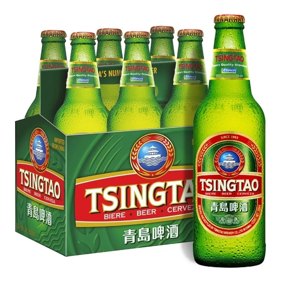 D_668284-MLA46517905402_062021-F Cerveza Tsingtao Porron X 330 Ml - Image 1